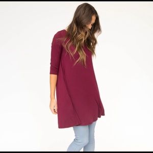 Agnes & Dora 3/4 Sleeve Swing Tunic Pockets NWT